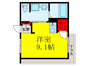 レジデンスコート池田の物件間取画像